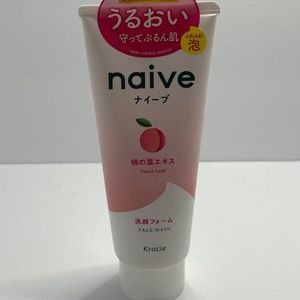 🐼 Kracie 🐼 Naive Peach Leaf Face Wash Beauty Skin Care Moisturizing Japan 🐼 0